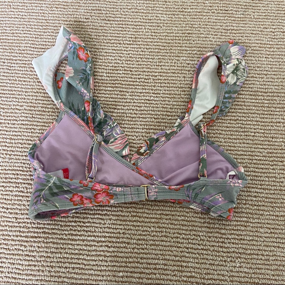 ruffle triangle bikini top - Picture 2 of 2
